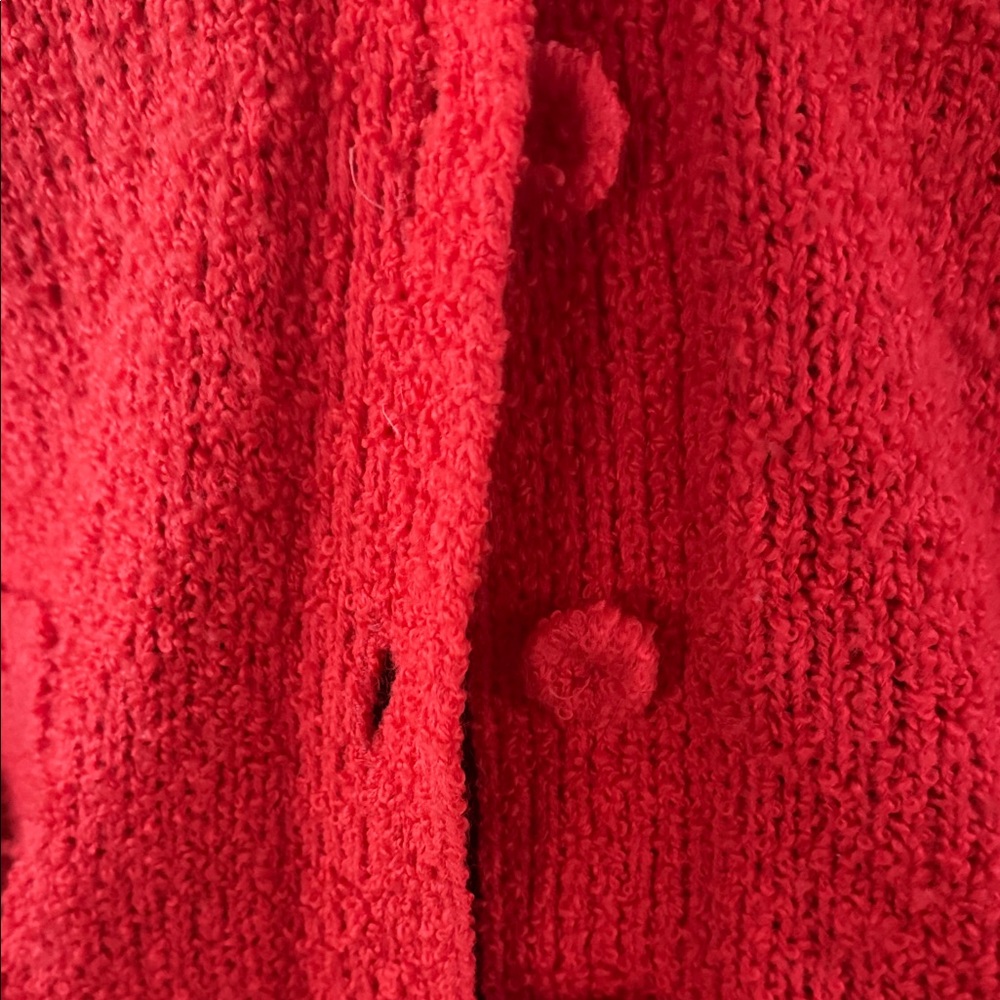 Chic Red Teddy Jacket - image 3